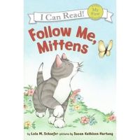 I Can Read series Follow Me little gloves cat little gloves Follow Me Mittens Level Pre1 childrens graded reading picture story book original English version