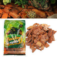 650 กรัม/ถุง Forest Terrain Bark Fine Chips Natural Wood Log Terrain Substrate for Reptiles