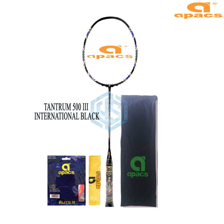 Raket Badminton Apacs Tantrum 500 III International Bonus Komplit Raket