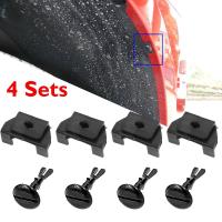 ✇ 4 Set 53879-58010 47749-58010 Car Front Fender Bumper Clip Kit For Toyota Lexus 4Runner Corolla Camry Mudguard Fastener Cover