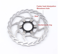 NUTT RS6 160mm Disc Brake Rotor CenterLock Mountain Road Bike MTB Heat dissipation Cooling Hollow Pads Disk Center Lock Parts