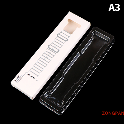 ZONGPAN กล่องสายนาฬิกาแบบเรียบง่าย1ชิ้นเคสสำหรับ Apple Watch Band กระดาษแพ็คสำหรับ iWatch Series BAND