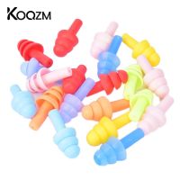 20PCS 10Pairs Waterproof Swimming Silicone Swim Earplugs For Adult Swimmers Children Diving Soft Anti-Noise Ear Plug