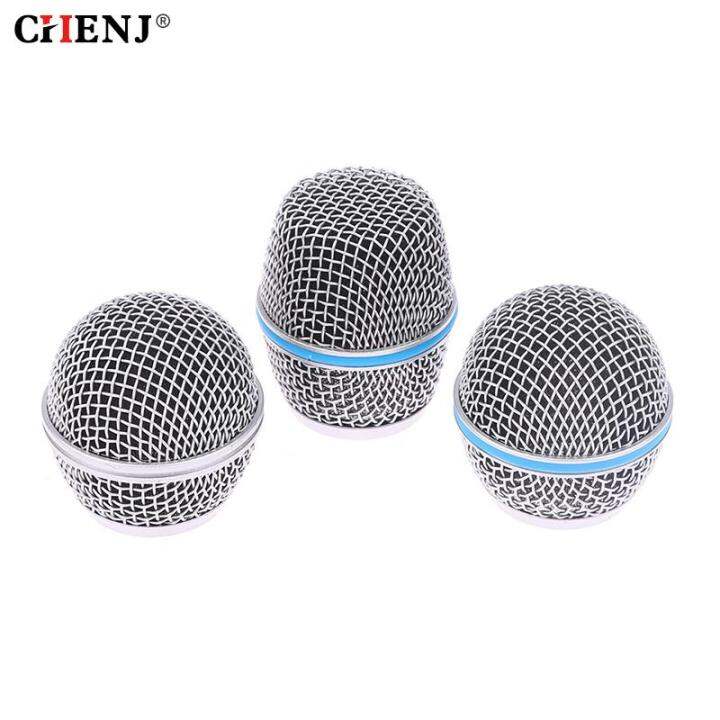 Microphone Replacement Head Steel SM58 Mesh Handheld Microphone Grill