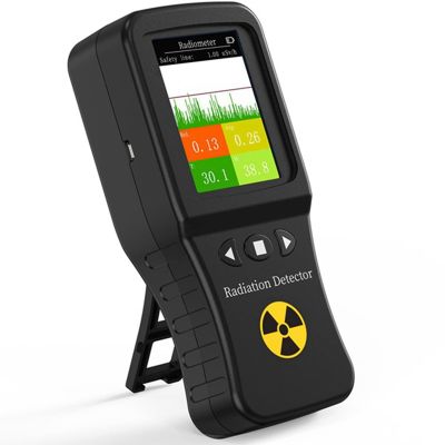 Geiger Counter Real-Time Mean Cumulative Dose Modes Radioactive Tester Temperature Humidity