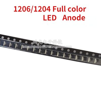 100pcs 1206 side RGB Anode LED strips light bead 1204 full-color tricolor 3210 Red green and blue colorful light-emitting diodes Electrical Circuitry