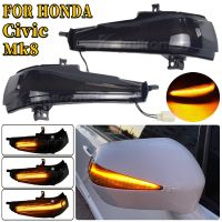 Dynamic Turn Signal LED Rearview Mirror Indicator Blinker Repeater Light For Honda Civic Mk8 Sedan FD1 FD2 FD3 for Civic 2D 4DSignal Light Assemblies