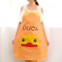 Hot Cute Cartoon Printing BBQ Bib Apron Waterproof Sleeveless Overalls Cooking Baking Restaurant Apron Kitchen Accessories Aprons