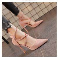 ทรงแหลมรองเท้าหนังส้นสูงหนังนิ่มสำหรับผู้หญิง,ใหม่สี่ฤดูกาล39; S สีดำเซ็กซี่รองเท้าชุดเดรสงานแต่งงานสีนู้ดสำหรับเจ้าสาว
