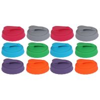 12Pack Silicone Can Lids - Reusable Pop Can Lids for Standard Size Cans Soda, Silicone Can Tops for Soda/Beer/Juice Soda Can Covers Lids Soda Can Lid