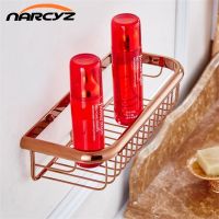 ❣✌ Bathroom Shelves 30cm Single Tier Solid Brass Shower Basket Bath Soap Shampoo Storage Holder Wall Mounted Bathroom Shelf 9120K