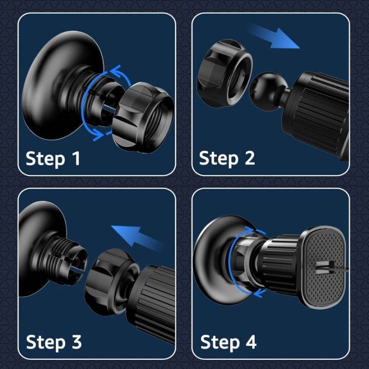untoom-คลิปช่องแอร์รถหมุนได้360-แม่เหล็กหมุนได้ที่วางโทรศัพท์ในรถที่วางโทรศัพท์มือถือแม่เหล็กแรงเคลื่อนที่เหมาะสำหรับ-xiaomi