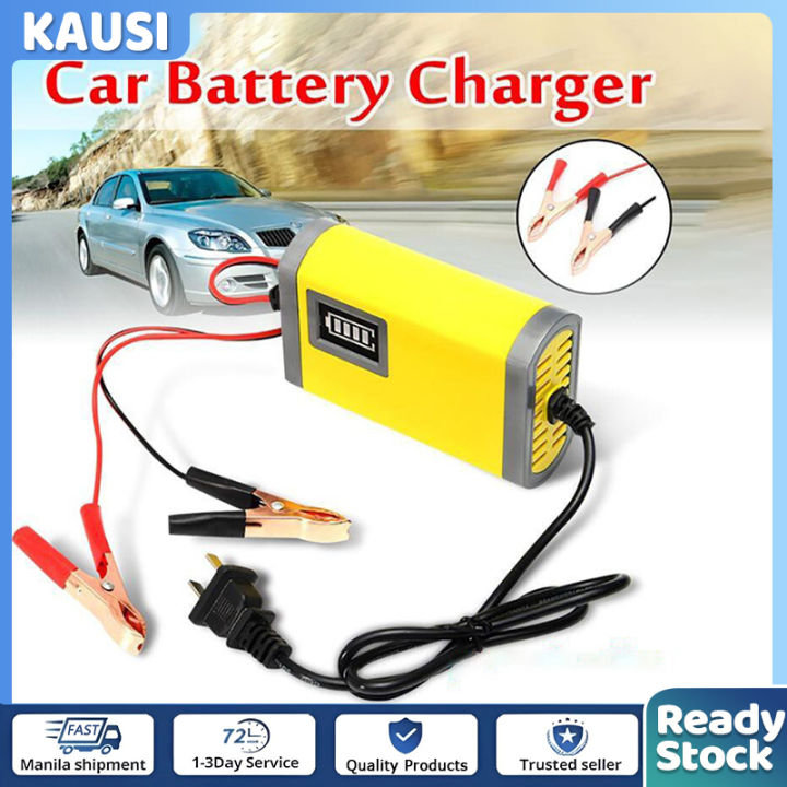 Smart Car Battery Charger，12V 3A Smart Car Battery Charger Full