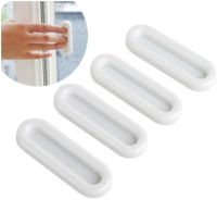 4/8pcs Paste The Open Sliding Door Handles for Interior Doors Glass Window Cabinet Drawer Wardrobe Self-adhesive Handle