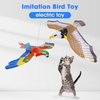 New Hanging Eagle Flying Bird Toy Simulation Bird Interactive Cat Toys Electric Teasering Play Cat Stick Scratch Rope Kitten Dog Toy