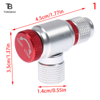 TONGBAO01 อะแดปเตอร์หัวฉีด CO2ปั๊มสูบสำหรับจักรยานเสือภูเขาแบบพกพา