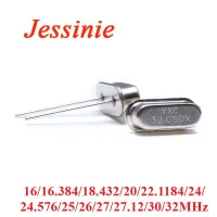 HC 49US Passive Crystal Oscillator Ceramic Quartz Resonator DIP 16/16.384/18.432/20/22.1184/24/24.576/25/26/27/27.12/30/32MHz