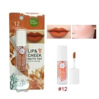 Baby Bright Lip &amp; Cheek Matte Tint 2.4g Tint No.12 กูชเบอร์รี่ ( จำนวน 1 แท่ง )