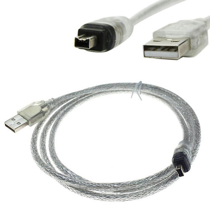 Digital Circuits💕 USB Male To Firewire IEEE 1394 4 Pin Male ILink