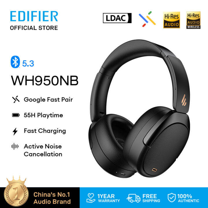 Edifier WH950NB Wireless Bluetooth Noise Cancelling Headphones HiRes