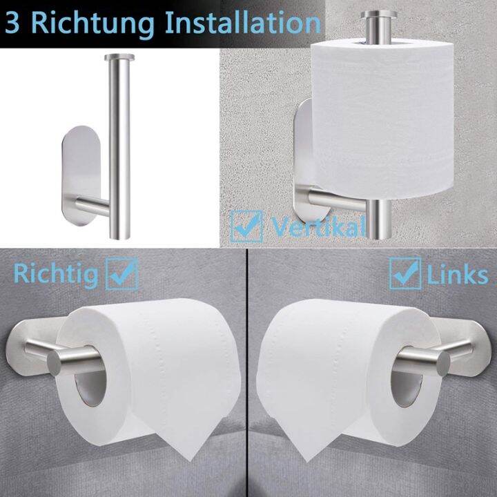 punch-free-bathroom-accessories-tissue-holder-toilet-roll-holder