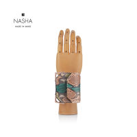 [ NASHA MADE IN MARS ] Watch Exotic | Coral Reef กระเป๋าข้อมือหนังงูสีปะการัง