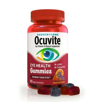 Ocuvite Eye Vitamin & Mineral Supplement, Eye Health Adult Gummies&Mini Soft , Contains Lutein & Zeaxanthin สายตา