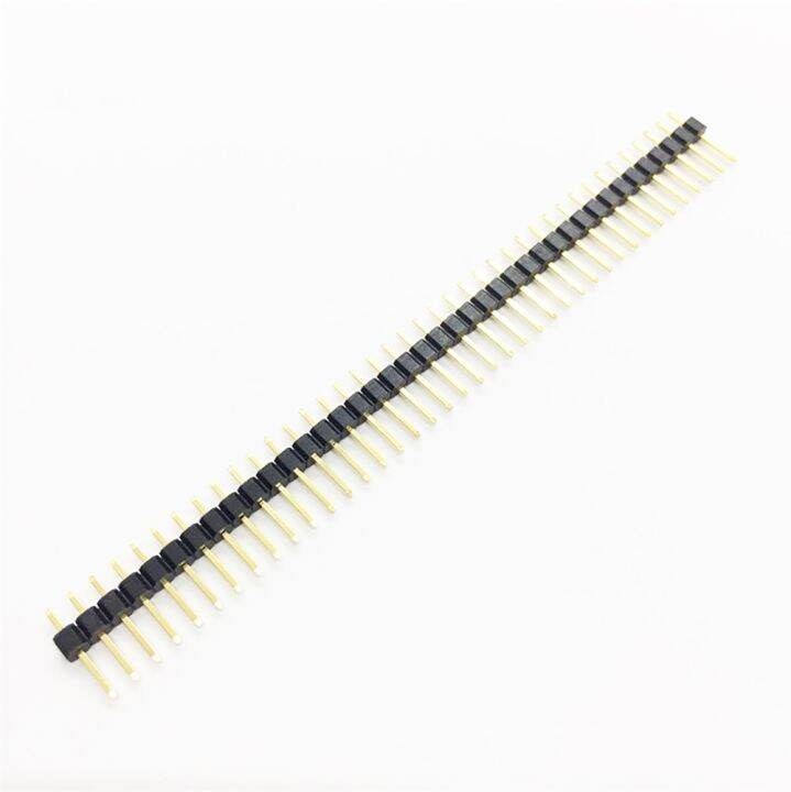 10pcs-2-54mm-pin-1x40p-r1-r2-right-angle-smd-smt-board-spacer-single-row-gold-pcb-male-berg-strip-pin-header-connector