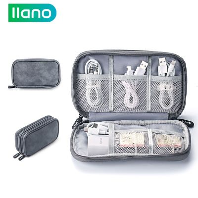 llano Power Cord Storage Bag Travel Storage Case Waterproof Storage USB Cable Adapter Accessories Organizer