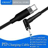 JORINDO USB Type-C Charging Cable DC4.5 x 3.0mm Blue Tip Male Plug Converter Cable Charger Adapter for HP Laptop