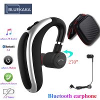 K20 V9 Business Earphone Bluetooth 5.0 Ear Hook Wireless Headphones with Mic Hands-free Call Headset In-Ear HiFI Music headset Over The Ear Headphones