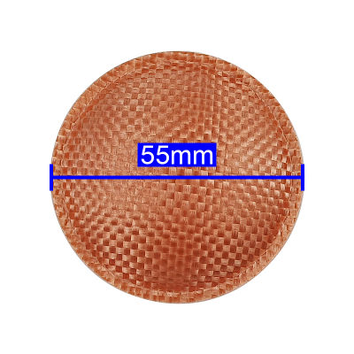 [ในสต็อก] Ghxamp 55มิลลิเมตรลำโพงฝุ่นหมวกสีน้ำตาลไฟเบอร์กลาสฝุ่นหมวกซ่อมเบสซับวูฟเฟอร์อุปกรณ์เสริมลำโพง ที่มีคุณภาพสูง2ชิ้น