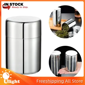 6pcs Tea Tins Canister With Airtight Double Lids,mini Tin Can Box