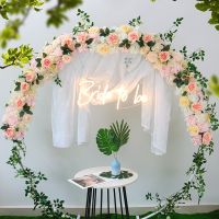 Artificial Flowers Wedding Decoration RowArch Silk Peonies Rose Artificial Arch Flower Decor Reception/Banquet Decorations