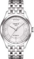 นาฬิกาผู้ชายสแตนเลสสีเงิน T0384301103700 Tissot สำหรับผู้ชายและผู้หญิง