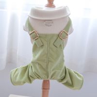 ☏✼ Small Dog Jumpsuit Spring Autumn Kawaii Clothes Cat Fashion Pajamas Puppy Sweet Coat Pet Harness Poodle Yorkshire Chihuahua