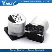 10pcs Electrolytic capacitor 35V220UF 8*10mm SMD aluminum electrolytic capacitor 220uf 35v