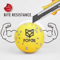 ลูกบอลน้องหมา ทนมาก กรรไกรตัดไม่ขาด สำหรับสายแทะ สายกัด Fofos Bounce The Amazing Ball