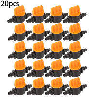 20pcs 4 7mm miniature valve garden irrigation hose connector with barbed water