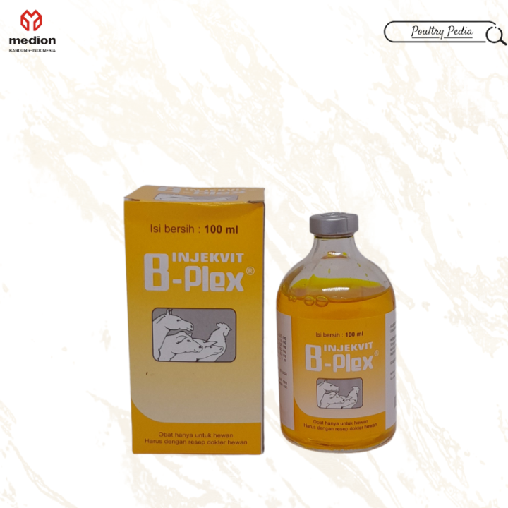 B Kompleks 100ml Medion - (kemasan Baru) Larutan Injeksi Vitamin B ...