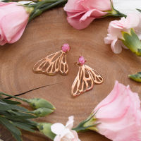 เครื่องประดับ Rock Me Jewelry รุ่น Butterfly Earrings ต่างหู ทองเหลือง (Customized 15 Days)