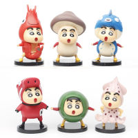 6PcsLot 7.5CM PVC Japan Anime Action Figure Kids Toys Gift Collection Doll Statue Figurine Manga Figuras