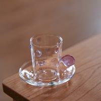 Japanese Handmade Small Glass Cup Coffee Cute High Quality Glass Cups Personality Luxury Reusable Canecas Cup Drinkware LH50BLB