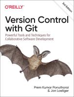 หนังสืออังกฤษใหม่ Version Control with Git : Powerful Tools and Techniques for Collaborative Software Development (3RD) [Paperback]