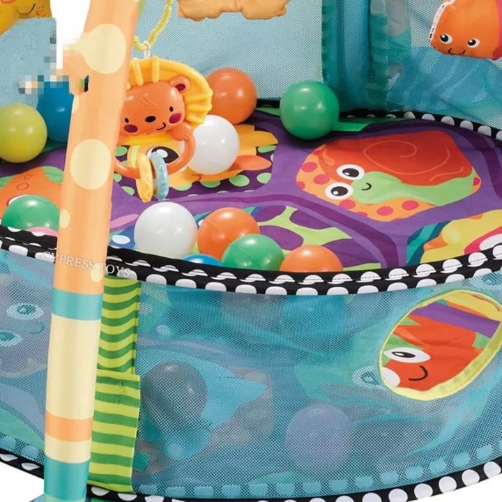 toykidsshop-เพลยิม-เพลยิมเด็กแรกเกิด-เพลยิมโมบาย-ของเล่นเด็กแรกเกิด-เพลยิมลายเต่าน้อย-แถมฟรีลูกบอล-30-ลูก