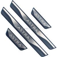 For 2014- Vauxhall Opel Astra H J K Mokka X Stainless Door Sill Kick Scuff Plate Pedal Protector Trim Car Styling Accessory