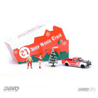 INNO 1:64 Model Car Sunny Putora Santa Truck Alloy Die-Cast XMas 2021 Special Edition