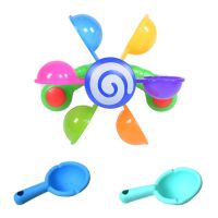 QUANIAN Special Toddler Children Classic Toys Bathing Sucker Bathtub Shower Sprinkler Toy Waterwheel Water Spray Spray Play Set Baby Bath Toys