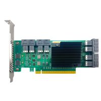 ANU28PE16 NVMe SSD Riser SFF8643 to SFF8639, 8 Port 12Gbs,(Not with Cables,Not Support LSI 8643X2 to 8639X2 Cable)