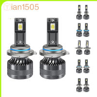 หลอดไฟไฟหน้ารถมอเตอร์ไซค์แบบ LED K10 12000LM หลอดไฟไฟหน้าสำหรับเปลี่ยน6500K 120W ที่สว่าง300% พร้อมพัดลมปลั๊กแอนด์เพลย์แพ็ค2ชิ้น